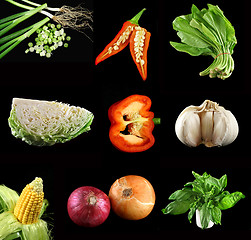 Image showing Asian Vegetables