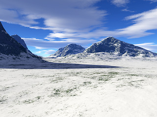 Image showing winter landscape