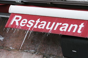 Image showing Cold restaurant