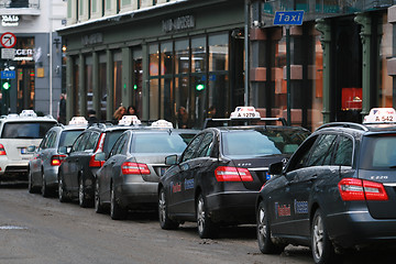 Image showing Taxi rank