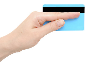 Image showing card in a hand