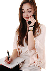 Image showing Girl on the phone.