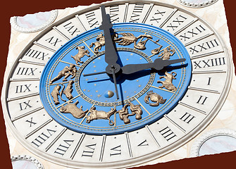 Image showing Roman Zodiac Clock