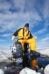 Image showing Winter fishing