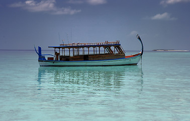 Image showing Fiishing boat, Maldives