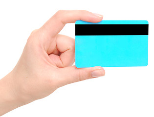 Image showing card in a hand