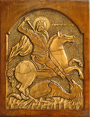 Image showing Icon of Saint George