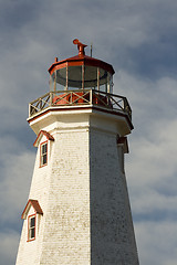 Image showing Red and White Lighthouse