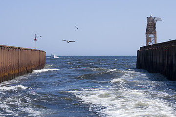 Image showing Run leading out of the Wharf