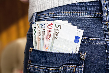 Image showing Cash in a pocket