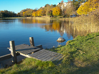 Image showing View of the lake