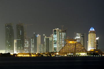 Image showing Doha at night