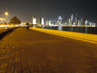 Image showing Doha corniche