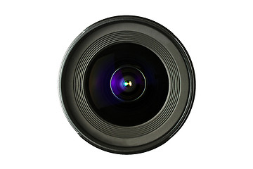 Image showing A camera Lens isolated on white 