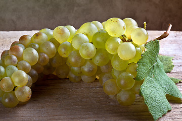 Image showing White Grapes