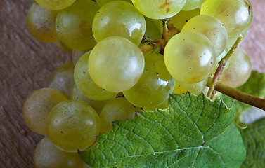 Image showing White Grapes