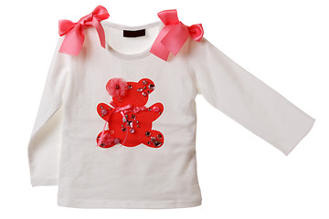 Image showing Blanching baby shirt