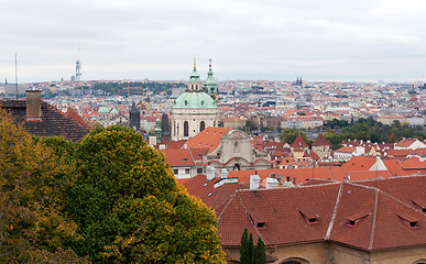 Image showing View of Prague from the top