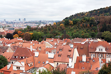 Image showing View of Prague from the top