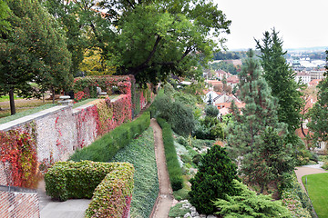 Image showing View of Prague from the top