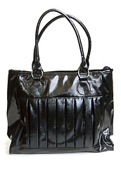 Image showing Black feminine bag