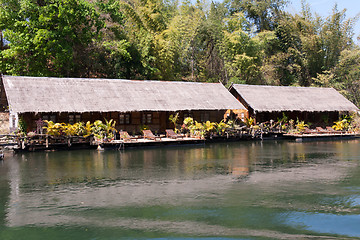 Image showing Riverside Bungalow Kvay in Thailand