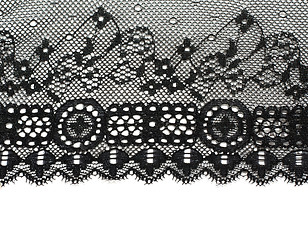 Image showing Decorative white lace