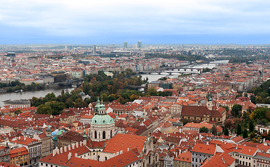 Image showing View of Prague from the top