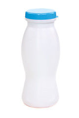 Image showing Plastic bottle with blue lid