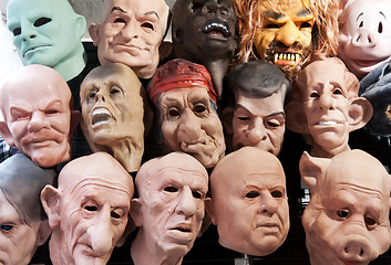 Image showing Rubber masks