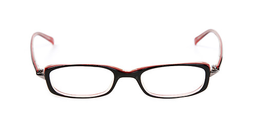 Image showing Stylish red glasses