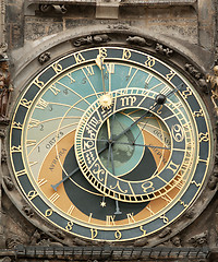 Image showing Clock on the Old Living surface in Prague