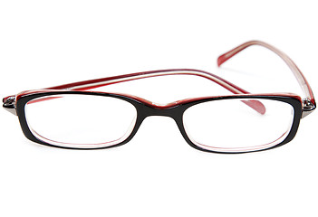 Image showing Stylish red glasses