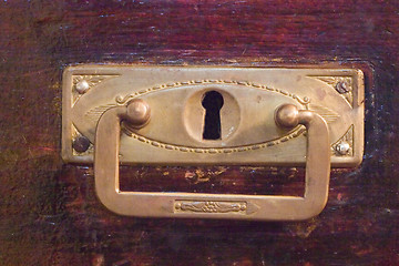 Image showing The handle of a case