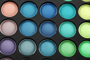 Image showing eyeshadows