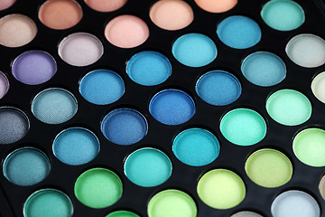 Image showing eyeshadows