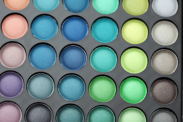 Image showing eyeshadows