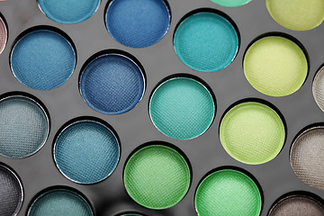 Image showing eyeshadows