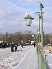 Image showing Street lamps