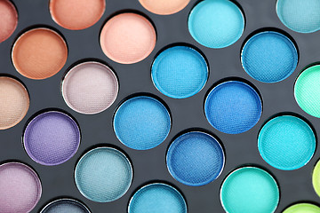 Image showing eyeshadows