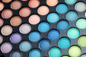 Image showing eyeshadows