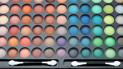 Image showing eyeshadows