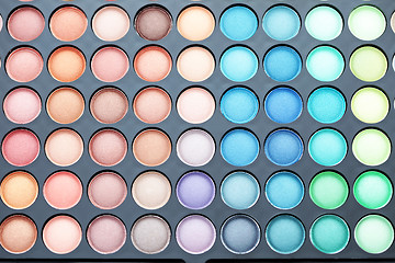 Image showing eyeshadows