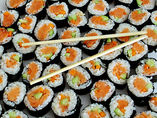 Image showing roll sushi