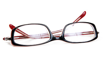 Image showing Stylish red glasses