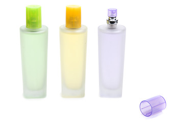 Image showing Three perfume bottle 