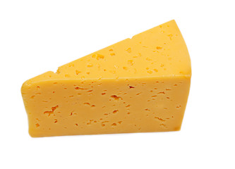 Image showing Piece of fresh cheese