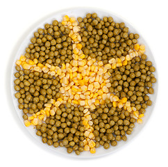 Image showing Corn and peas