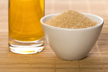 Image showing bath salt and oil