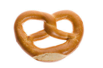 Image showing Pretzel isolated on white 